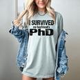 I Survived My Boyfriend's PhD Graduation T-Shirt Women's Comfort Colors T-Shirt Bay