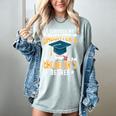 i Survived My Daughters Bachelor's Degree Graduation Gifts Women's Comfort Colors T-Shirt Bay