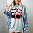 I Survived My Girlfriend's Juris Doctor Degree Graduation Women's Comfort Colors T-Shirt Bay