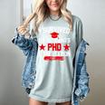 I Survived My Husband's PHD Dissertation Graduation Women's Comfort Colors T-Shirt Bay