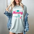 I Survived Nursing School Class Of 2026 Nurse Graduation Women's Comfort Colors T-Shirt Bay