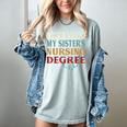 I Survived My Sister's Nursing Degree Graduation Nurse Lover Women's Comfort Colors T-Shirt Bay