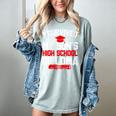 I Survived My Son's High School Diploma Graduation Women's Comfort Colors T-Shirt Bay