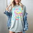 Tie Dye Happy Last Day Of School Graduation Teacher Student Women's Comfort Colors T-Shirt Bay