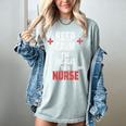 Xmas Nurse Graduation Keep Calm I'm Almost A Nurse Women's Comfort Colors T-Shirt Bay