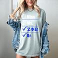 Zeta Phi Beta Doctor Graduation Zeta Phi Beta HBCU Doctor Women's Comfort Colors T-Shirt Bay