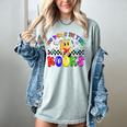 100 Days In The Book Fun 100 Days Of School Boy Girl Teacher Women's Comfort Colors T-Shirt Denim