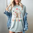 100 Days In The Books Reading Teacher Cute Book Lover Women's Comfort Colors T-Shirt Denim