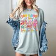 100th Day Of School Teacher 100 Days Coffee Books Women's Comfort Colors T-Shirt Denim 100th Day Of School Teacher 100 Days Coffee Books Women's Comfort Colors T-Shirt Denim