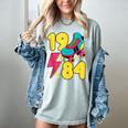 1984 Retro Raised In The 80s Old School Nostalgia Vibes Women's Comfort Colors T-Shirt Denim 1984 Retro Raised In The 80s Old School Nostalgia Vibes Women's Comfort Colors T-Shirt Denim