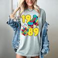 1989 Retro Raised In The 80s Old School Nostalgia Vibes Women's Comfort Colors T-Shirt Denim