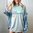 90's Lover Nineties 1990's Born Nostalgia Politics Women's Comfort Colors T-Shirt Denim