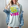 90's Vibe Retro Style Cassette Tape Nostalgia 1990s Party Premium Tri-Blend Women's Comfort Colors T-Shirt Denim
