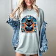 Abibliophobia Cat Reading Bookworm Reader Nerd For Men Women Girls Kids Women's Comfort Colors T-Shirt Denim