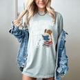 Abibliophobia Dog Book Lover Library Women's Comfort Colors T-Shirt Denim
