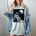 Aesthetic Spaceman Astronaut On The Moon Space Introvert Women's Comfort Colors T-Shirt Denim Aesthetic Spaceman Astronaut On The Moon Space Introvert Women's Comfort Colors T-Shirt Denim