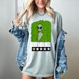 Alien Avoids Humans Sarcastic Introvert Humor Women's Comfort Colors T-Shirt Denim