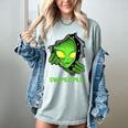Alien Face Ew People UFO Introvert Meme Men Women Kids Women's Comfort Colors T-Shirt Denim Alien Face Ew People UFO Introvert Meme Men Women Kids Women's Comfort Colors T-Shirt Denim