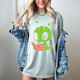 Alien Reading Book Believe In Yourself Kids Women Men Women's Comfort Colors T-Shirt Denim Alien Reading Book Believe In Yourself Kids Women Men Women's Comfort Colors T-Shirt Denim