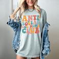 Anti Social Dog Moms Club Introvert Dog Mom Retro Men Women Women's Comfort Colors T-Shirt Denim