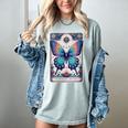 Antisocial Butterfly Introvert Distressed Women's Comfort Colors T-Shirt Denim Antisocial Butterfly Introvert Distressed Women's Comfort Colors T-Shirt Denim