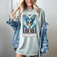 Antisocial Butterfly Tarot Card Introvert Women Stay Home Women's Comfort Colors T-Shirt Denim
