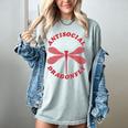 Antisocial Dragonfly Introvert Humor Nature Insect Graphic Women's Comfort Colors T-Shirt Denim Antisocial Dragonfly Introvert Humor Nature Insect Graphic Women's Comfort Colors T-Shirt Denim