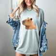 Antisocial Introvert Capybara Sarcastic Humor Women's Comfort Colors T-Shirt Denim