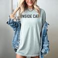 Antisocial Introvert Women Men Kids Inside Cat Women's Comfort Colors T-Shirt Denim Antisocial Introvert Women Men Kids Inside Cat Women's Comfort Colors T-Shirt Denim