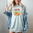 Antisocial Moms Club Introvert Mom Mothers Introverted Retro Women's Comfort Colors T-Shirt Denim