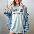 Antisocial WICKED UNIVERSITY Introvert Don't Call Me U Women's Comfort Colors T-Shirt Denim Antisocial WICKED UNIVERSITY Introvert Don't Call Me U Women's Comfort Colors T-Shirt Denim