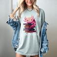 Axolotl Book Lover Librarian Reading Library Readers Women's Comfort Colors T-Shirt Denim Axolotl Book Lover Librarian Reading Library Readers Women's Comfort Colors T-Shirt Denim