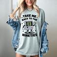 Take Me Back To The Nineties 90's Retro Gamer Nostalgia Women's Comfort Colors T-Shirt Denim Take Me Back To The Nineties 90's Retro Gamer Nostalgia Women's Comfort Colors T-Shirt Denim