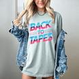 Back To Tapes Retro Cassette Mixtape 80s Nostalgia Women's Comfort Colors T-Shirt Denim