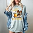 I Like Beer My Dog And Maybe 2 People Introvert Pun Women's Comfort Colors T-Shirt Denim