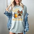 I Like Beer My Dog And Maybe 2 People Introvert Pun Women's Comfort Colors T-Shirt Denim
