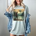Bigfoot Sasquatch Alien Spaceship UFO Introvert Bruh Women's Comfort Colors T-Shirt Denim Bigfoot Sasquatch Alien Spaceship UFO Introvert Bruh Women's Comfort Colors T-Shirt Denim