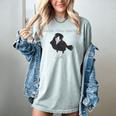 Bird Please Chew Quieter Introvert Quietness Women's Comfort Colors T-Shirt Denim