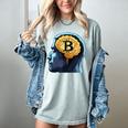 Bitcoin Human Brain Memory Clever Smart Intelligence Women's Comfort Colors T-Shirt Denim
