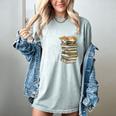 Book Lovers Books Cats Life Is Sweet Cat Lover Women's Comfort Colors T-Shirt Denim