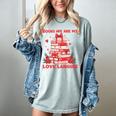 Books Are My Love Language Valentine Book Reading Teacher Women's Comfort Colors T-Shirt Denim