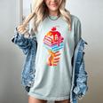 Books Reading Ice Cream Women's Comfort Colors T-Shirt Denim