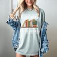 Books Reading Lovers Bookworm Librarian Book Nerd Read Women's Comfort Colors T-Shirt Denim