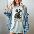 Bookwyrm Dragon Fantasy Bookish Fairytale Book Lover Women's Comfort Colors T-Shirt Denim Bookwyrm Dragon Fantasy Bookish Fairytale Book Lover Women's Comfort Colors T-Shirt Denim