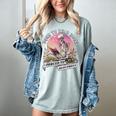 Born To Read Book Forced To Read Emails Skeleton Women's Comfort Colors T-Shirt Denim