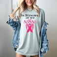 Breast Cancer Awareness Memory Mother Chemo Fighter Women's Comfort Colors T-Shirt Denim