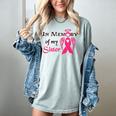 Breast Cancer Walk In Memory Of My Sister Women's Comfort Colors T-Shirt Denim