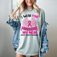 Breast Cancer Wings Shirt I Wear Pink In Memory Of My Mom Women's Comfort Colors T-Shirt Denim Breast Cancer Wings Shirt I Wear Pink In Memory Of My Mom Women's Comfort Colors T-Shirt Denim