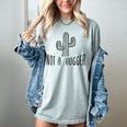 Cactus Not A Hugger Homebody Introvert Raglan Baseball Tee Women's Comfort Colors T-Shirt Denim Cactus Not A Hugger Homebody Introvert Raglan Baseball Tee Women's Comfort Colors T-Shirt Denim