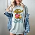 Call Me Antisocial Donut Pun Introvert Quote Women's Comfort Colors T-Shirt Denim Call Me Antisocial Donut Pun Introvert Quote Women's Comfort Colors T-Shirt Denim